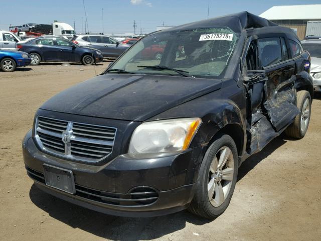 1B3CB4HA4AD618171 - 2010 DODGE CALIBER SX BLACK photo 2