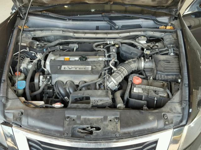 1HGCP26818A092714 - 2008 HONDA ACCORD EXL BLACK photo 7