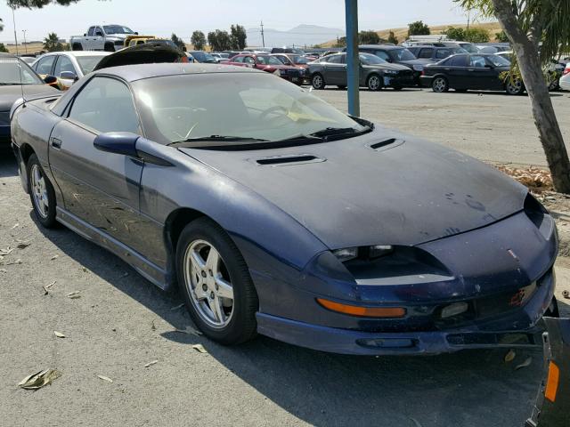 2G1FP22K8V2118599 - 1997 CHEVROLET CAMARO BAS BLUE photo 1