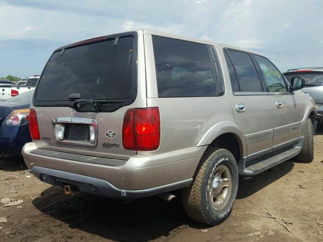 5LMFU28R51LJ12217 - 2001 LINCOLN NAVIGATOR TAN photo 4