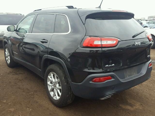 1C4PJMCS1FW755891 - 2015 JEEP CHEROKEE L BLACK photo 3