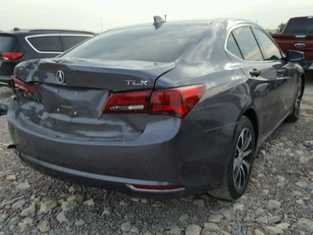 19UUB1F35HA001798 - 2017 ACURA TLX GRAY photo 4