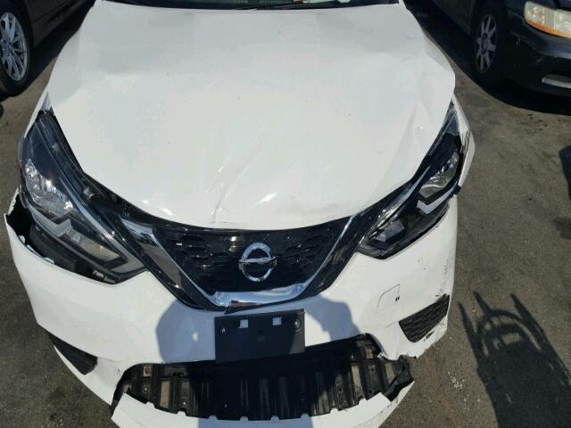 3N1AB7AP8HY307407 - 2017 NISSAN SENTRA S WHITE photo 7