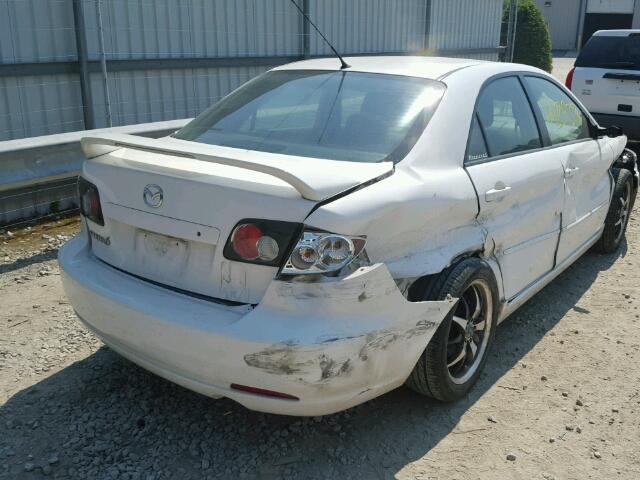 1YVHP80C985M16788 - 2008 MAZDA 6 WHITE photo 4