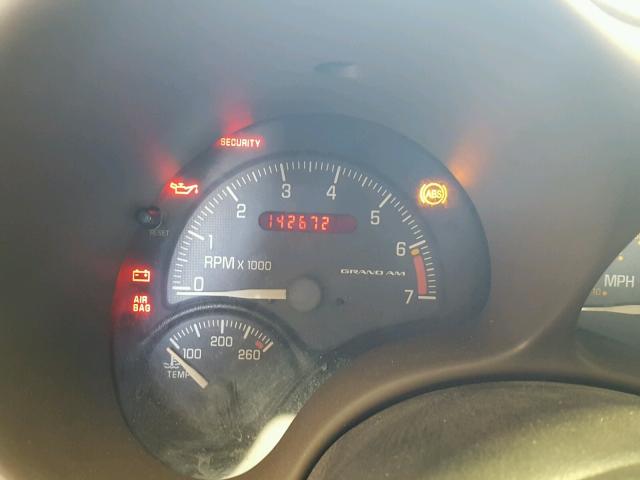 1G2NF52E5YM741912 - 2000 PONTIAC GRAND AM S Yaşıl foto 8