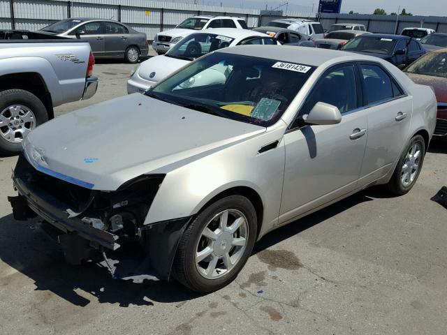1G6DF577780174064 - 2008 CADILLAC CTS TAN photo 2