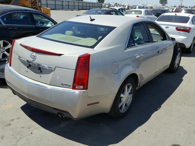 1G6DF577780174064 - 2008 CADILLAC CTS TAN photo 4