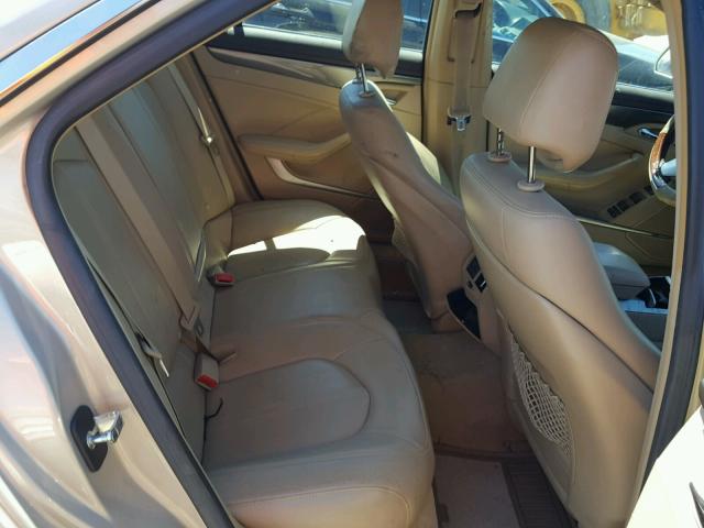 1G6DF577780174064 - 2008 CADILLAC CTS TAN photo 6
