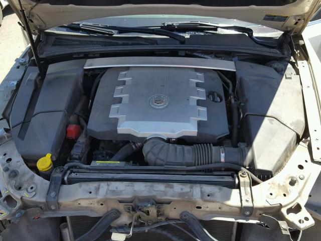1G6DF577780174064 - 2008 CADILLAC CTS TAN photo 7