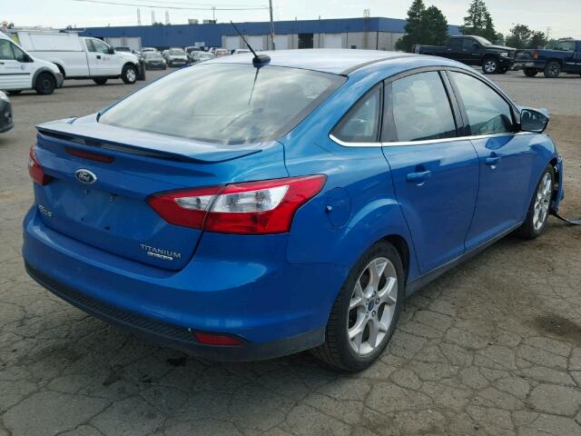 1FADP3J22EL397964 - 2014 FORD FOCUS TITA BLUE photo 4