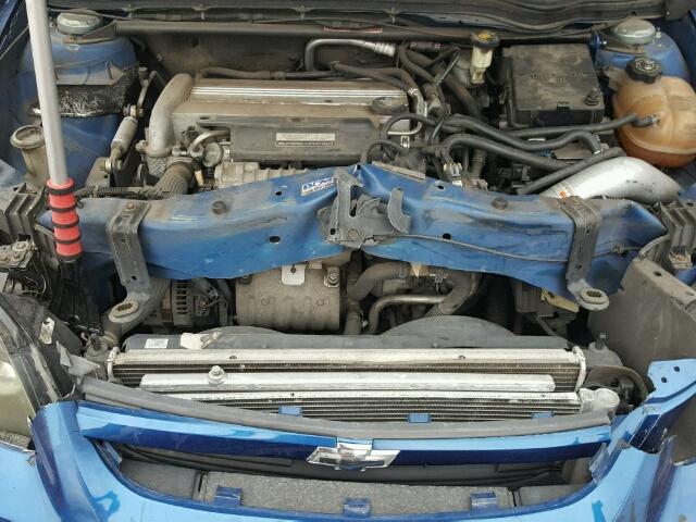 1G1AP12P857666224 - 2005 CHEVROLET COBALT SS BLUE photo 7