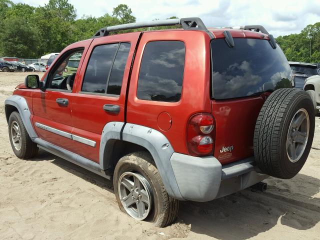 1J4GK38K76W239920 - 2006 JEEP LIBERTY RE RED photo 3