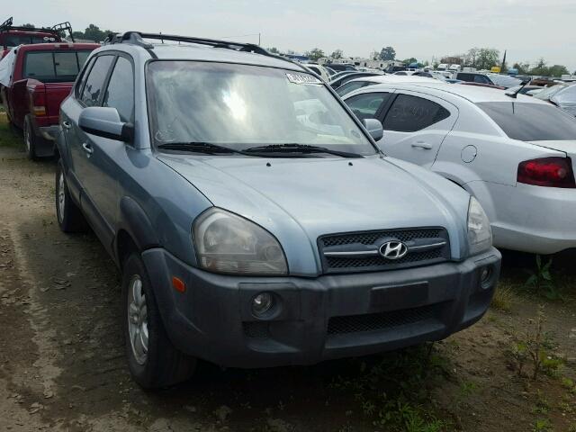 KM8JN12D37U576501 - 2007 HYUNDAI TUCSON SE BLUE photo 1