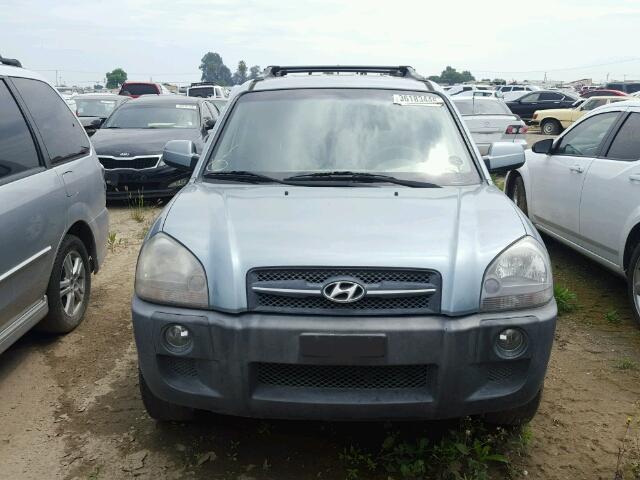 KM8JN12D37U576501 - 2007 HYUNDAI TUCSON SE BLUE photo 9