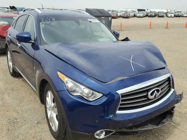 JN8CS1MW0EM410104 - 2014 INFINITI QX70 BLUE photo 1