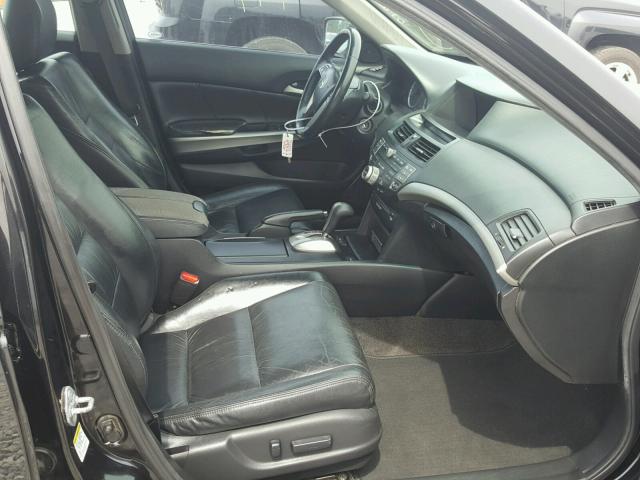 1HGCP36878A070187 - 2008 HONDA ACCORD EXL BLACK photo 5