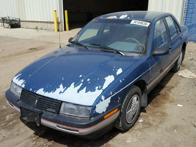 1G7LT51G2LY703231 - 1990 PONTIAC TEMPEST BLUE photo 2