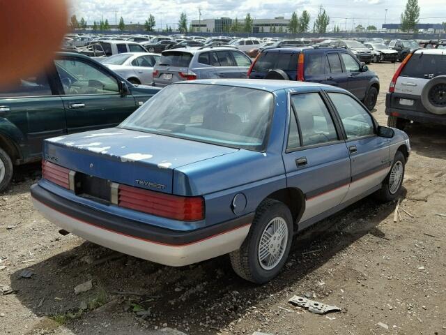 1G7LT51G2LY703231 - 1990 PONTIAC TEMPEST BLUE photo 4