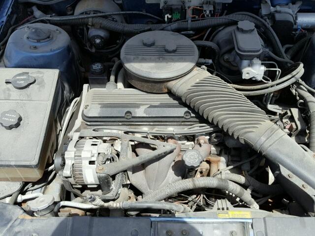 1G7LT51G2LY703231 - 1990 PONTIAC TEMPEST BLUE photo 7