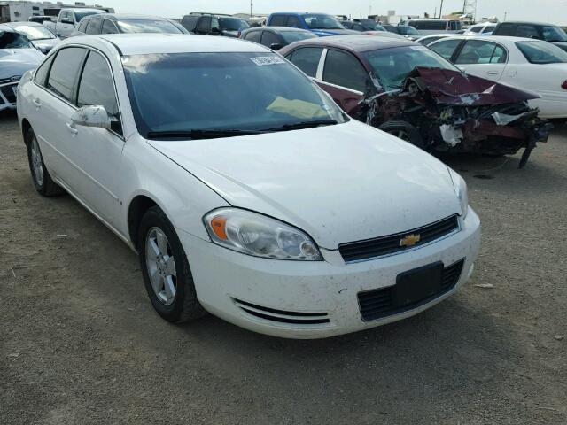 2G1WT55N879338953 - 2007 CHEVROLET IMPALA LT WHITE photo 1