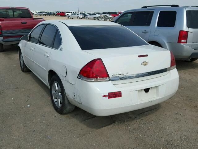 2G1WT55N879338953 - 2007 CHEVROLET IMPALA LT WHITE photo 3