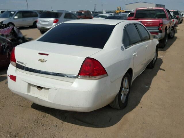 2G1WT55N879338953 - 2007 CHEVROLET IMPALA LT WHITE photo 4