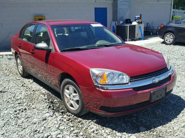 1G1ZT52855F261314 - 2005 CHEVROLET MALIBU LS ბურგუნდია ფოტო 1