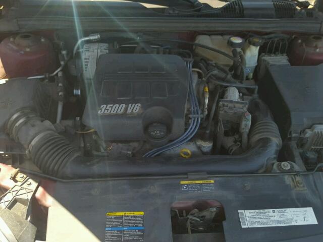 1G1ZT52855F261314 - 2005 CHEVROLET MALIBU LS ბურგუნდია ფოტო 7