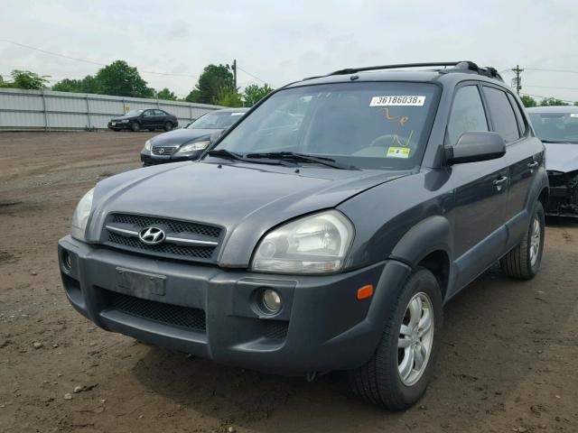 KM8JN12D37U620951 - 2007 HYUNDAI TUCSON SE GRAY photo 2