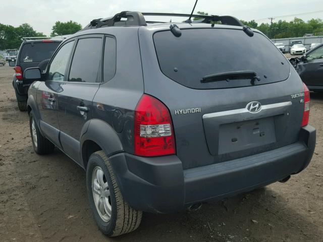 KM8JN12D37U620951 - 2007 HYUNDAI TUCSON SE GRAY photo 3