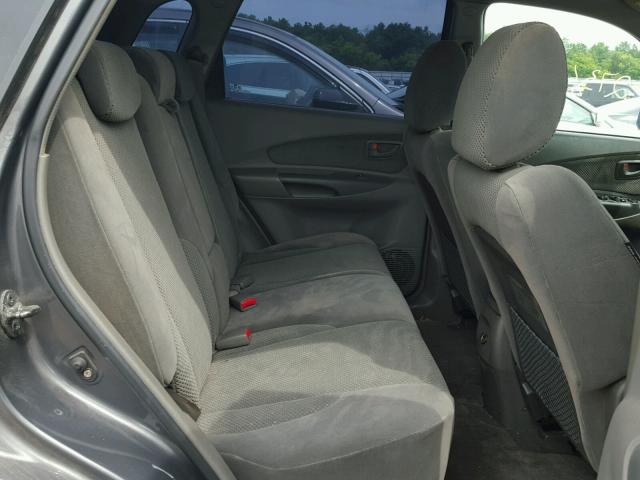 KM8JN12D37U620951 - 2007 HYUNDAI TUCSON SE GRAY photo 6