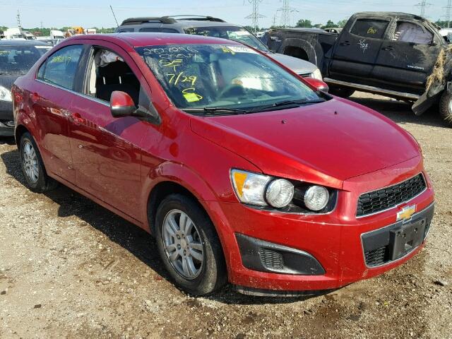 1G1JC5SH1G4118761 - 2016 CHEVROLET SONIC LT RED photo 1