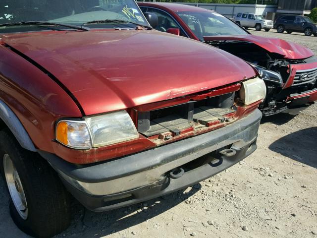 4F4ZR16V8XTM37492 - 1999 MAZDA B3000 CAB MAROON photo 9