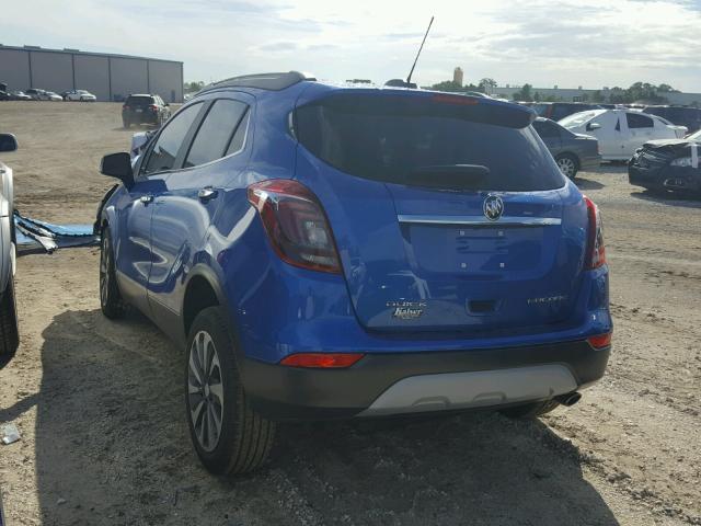 KL4CJBSB1JB585899 - 2018 BUICK ENCORE PRE BLUE photo 3