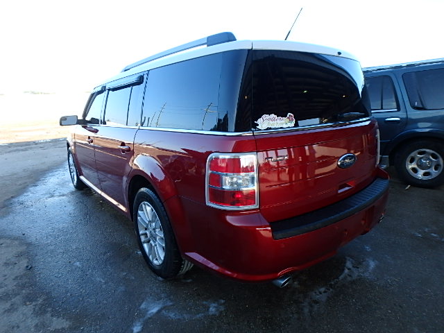 2FMGK5C85DBD16405 - 2013 FORD FLEX SEL Կարմիր լուսանկար 3