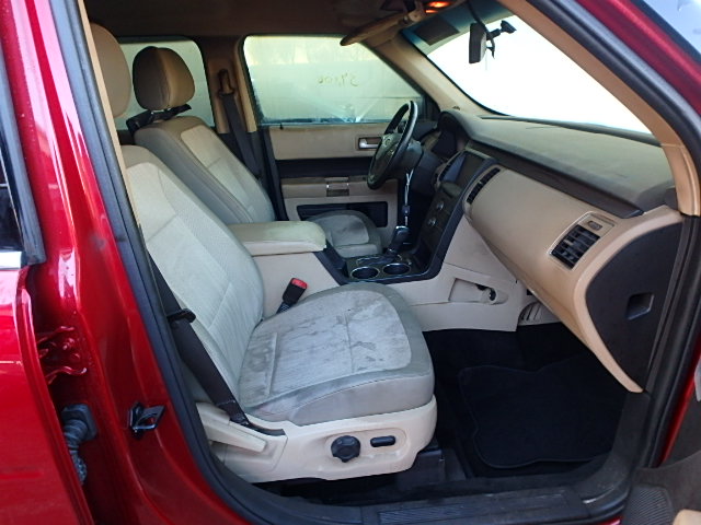 2FMGK5C85DBD16405 - 2013 FORD FLEX SEL Կարմիր լուսանկար 5