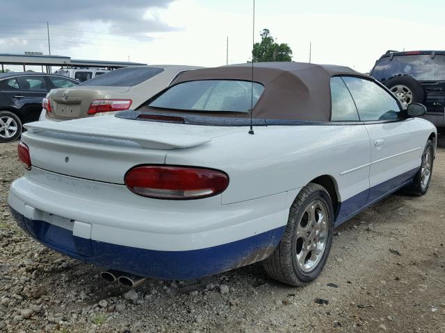 3C3EL55H9XT572856 - 1999 CHRYSLER SEBRING JX WHITE photo 4