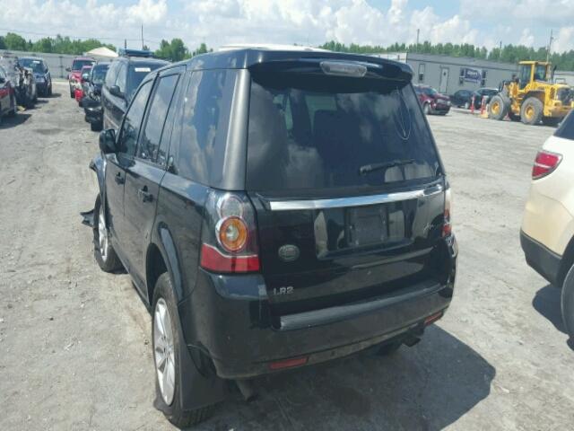 SALFR2BG6EH384597 - 2014 LAND ROVER LR2 BLACK photo 3