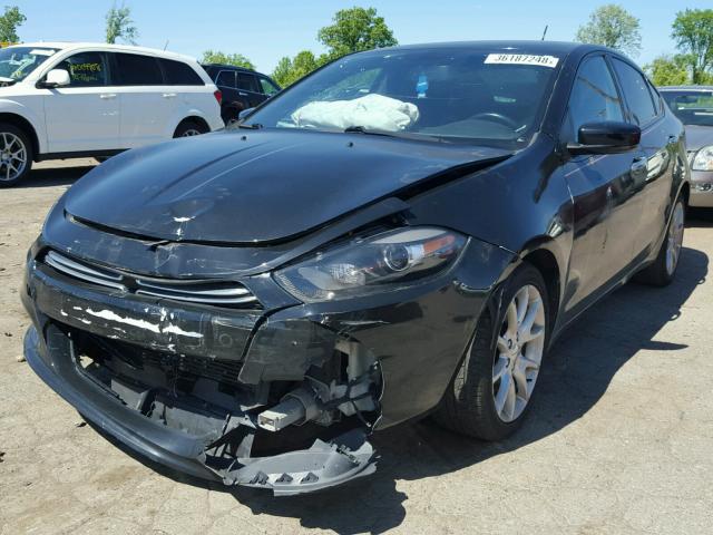 1C3CDFCH6DD176768 - 2013 DODGE DART LIMIT BLACK photo 2