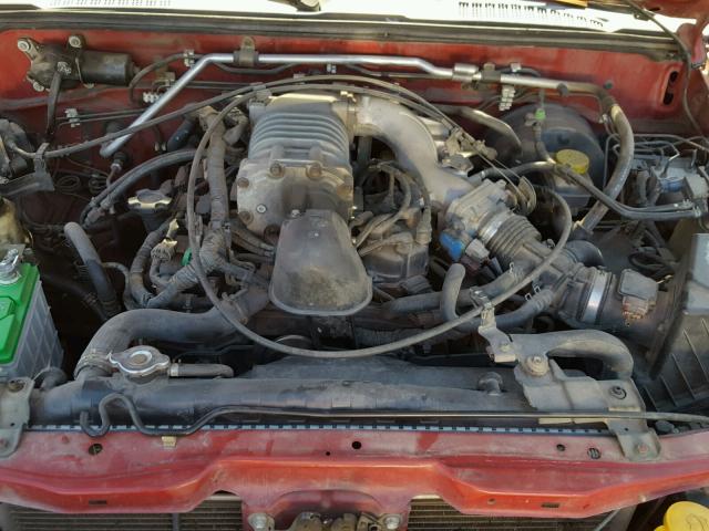1N6MD29Y13C439265 - 2003 NISSAN FRONTIER C RED photo 7