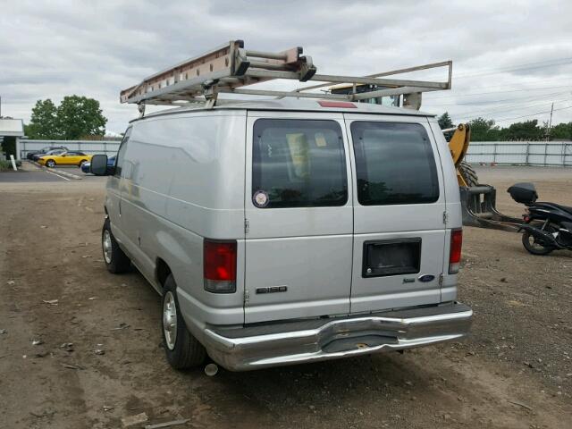 1FTNE14W89DA70802 - 2009 FORD ECONOLINE SILVER photo 3