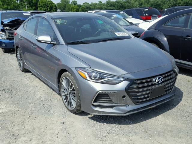 KMHD04LB4JU478014 - 2018 HYUNDAI ELANTRA SP GRAY photo 1