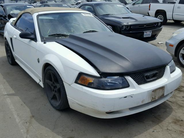 1FAFP45X2XF168917 - 1999 FORD MUSTANG GT WHITE photo 1