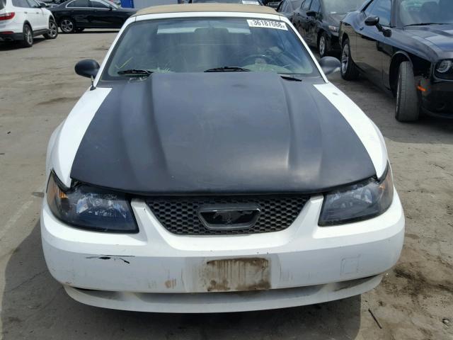 1FAFP45X2XF168917 - 1999 FORD MUSTANG GT WHITE photo 9
