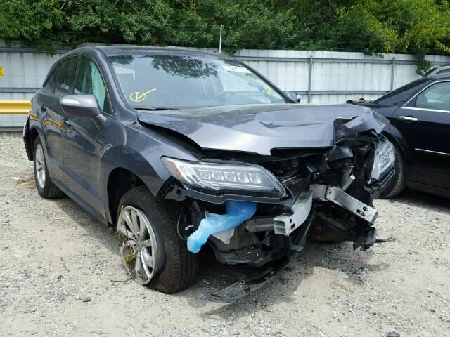 5J8TB4H39HL004718 - 2017 ACURA RDX GRAY photo 1