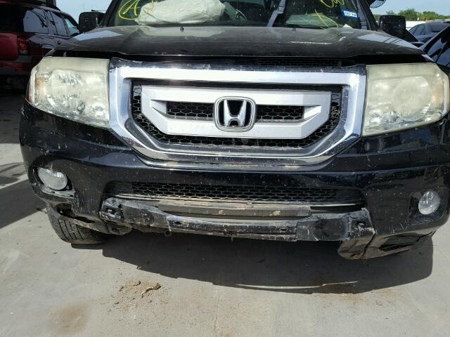 5FNYF38579B019940 - 2009 HONDA PILOT BLACK photo 9