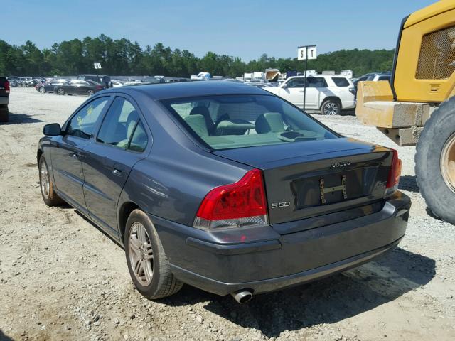 YV1RS592462521684 - 2006 VOLVO S60 2.5T CHARCOAL photo 3