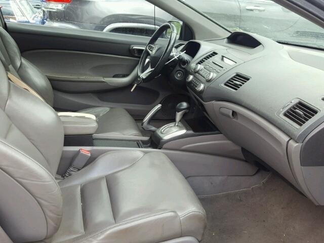 2HGFG12969H516283 - 2009 HONDA CIVIC EXL GRAY photo 5