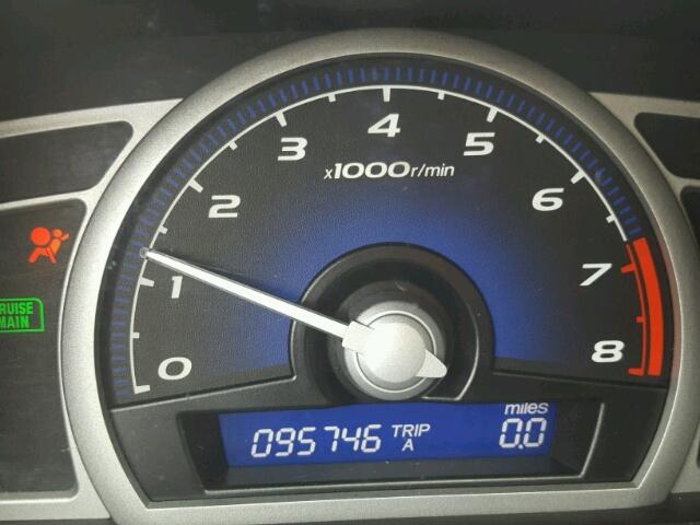 2HGFG12969H516283 - 2009 HONDA CIVIC EXL GRAY photo 8