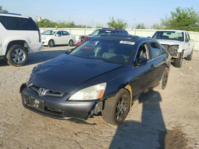 1HGCM66504A052317 - 2004 HONDA ACCORD EX GRAY photo 2